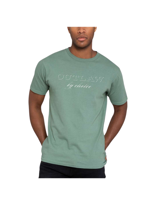 Outlaw by choice sage tee
